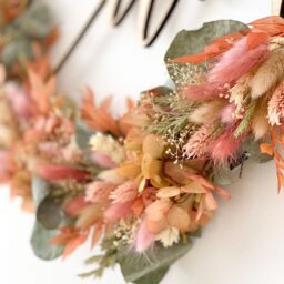 Flowerhoop met droogbloemen Cilou 40cm - Afbeelding 2