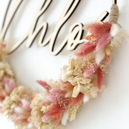 Flowerhoop met droogbloemen Chloe - Afbeelding 2