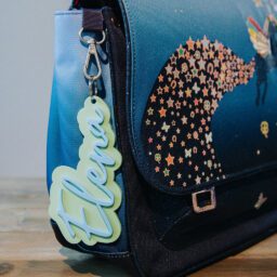 Sunshine backpack tag