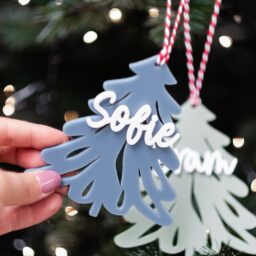 Acryl Kerstboomhanger