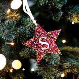 Acryl Glitter Kerstballen - Afbeelding 4
