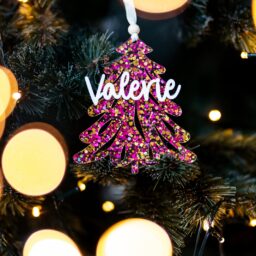Acryl Glitter Kerstballen - Afbeelding 2